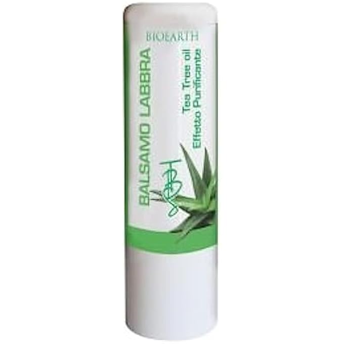 BIOEARTH LIP BALM ALOE VERA & TEA TREE, 7 ML - Image 1